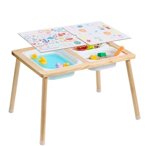 Wooden Sensory Table for Kids Activity