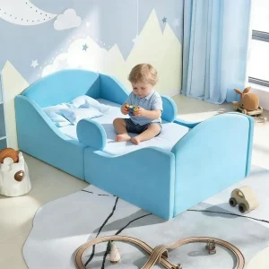 Toddler Bed with Removable Safety Rails