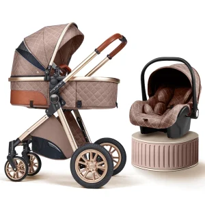 Luxury Baby Stroller 3 in 1